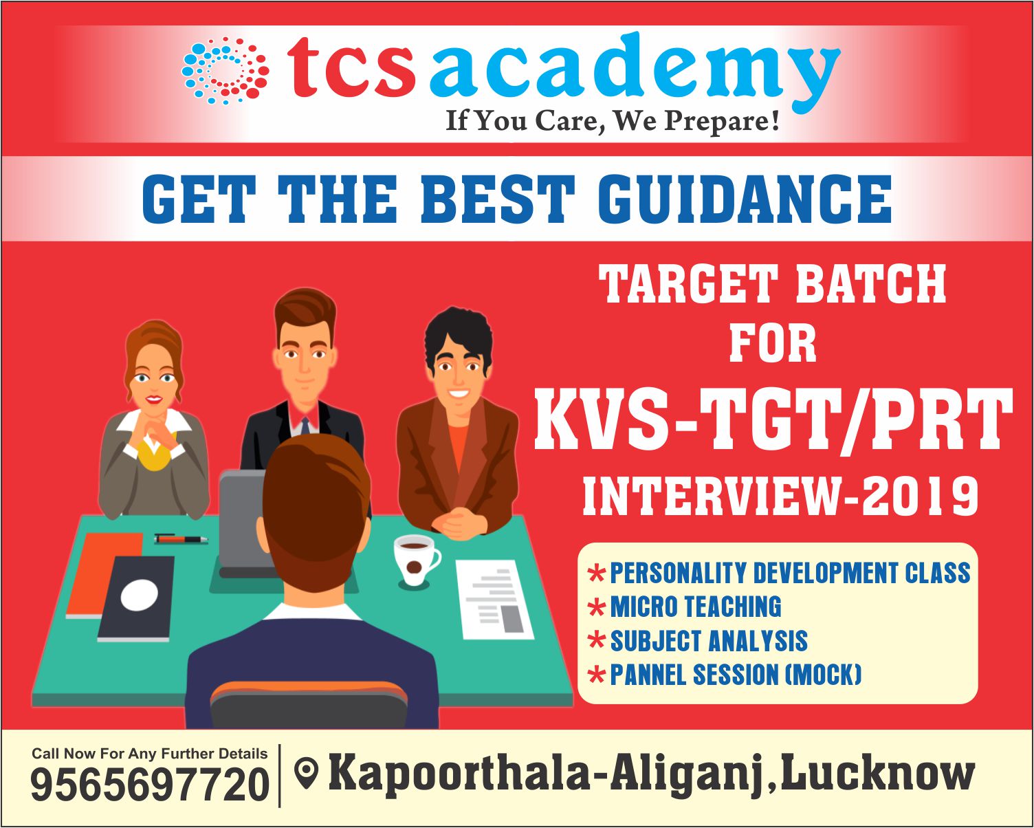 kvs interview coaching classes in Lucknow India - TCS ACADEMY
