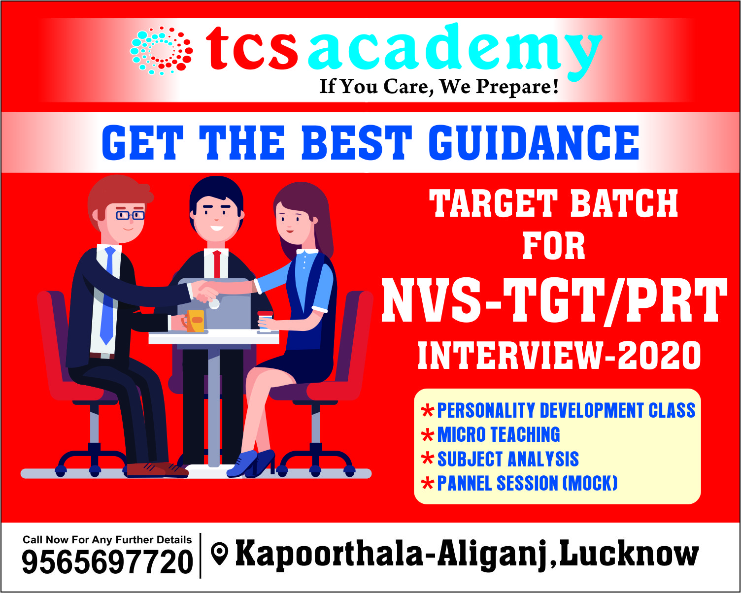 NVS Interview coaching classes in Lucknow India - TCS ACADEMY